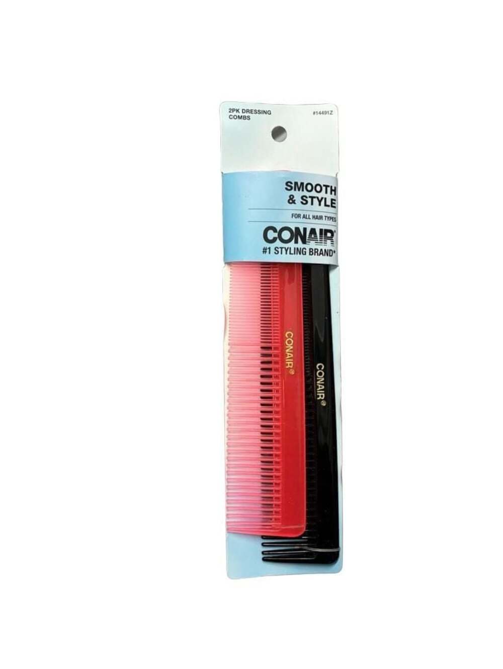 Conair Smooth & Style 2PK Dressing Combs & L'Oreal 1-Day Spray Silver #SILVER01
